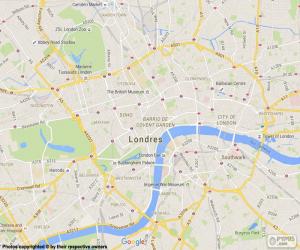 пазл Карта Лондона